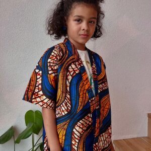 kimono enfant tissu Ankara